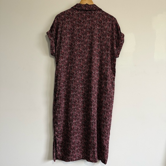 Frank and Oak Floral Button-Up Midi Dress - Picture 9 of 11